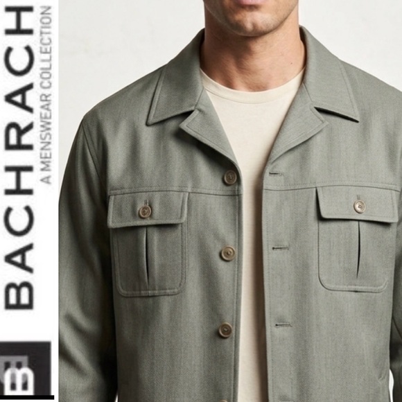 🆕 Bachrach Italy Men's Dress Shirt